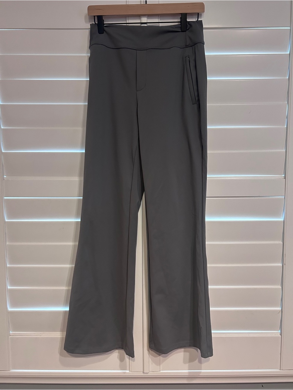 Halara Pull-On Trouser Pants Grey Size Small